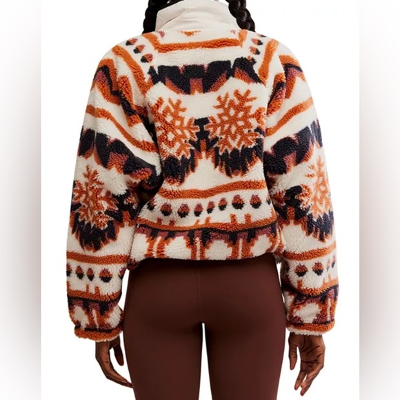 NWT Free People Movement Rocky Ridge Pullover in Snowflake. Size Large. - Picture 2 of 13